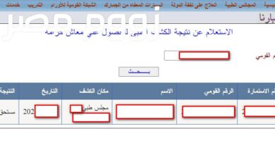 الاستعلام عن نتيجة كشف معاش تكافل وكرامة