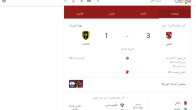 نتيجة مباراة الاهلي والاتحاد السعودي