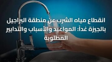 انقطاع مياه الشرب عن منطقة البراجيل بالجيزة غداً: المواعيد والأسباب والتدابير المطلوبة 17