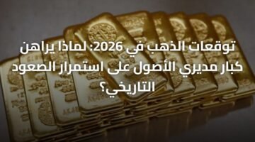 توقعات الذهب في 2026: لماذا يراهن كبار مديري الأصول على استمرار الصعود التاريخي؟ 17