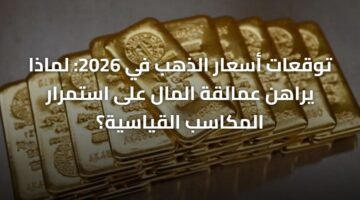 توقعات أسعار الذهب في 2026: لماذا يراهن عمالقة المال على استمرار المكاسب القياسية؟ 16