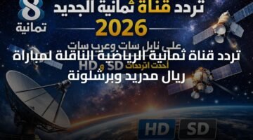 تردد قناة ثمانية الرياضية الناقلة لمباراة ريال مدريد وبرشلونة 18