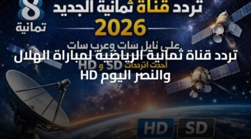 تردد قناة ثمانية الرياضية لمباراة الهلال والنصر اليوم HD 11