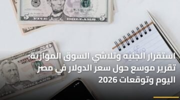 استقرار الجنيه وتلاشي السوق الموازية: تقرير موسع حول سعر الدولار في مصر اليوم وتوقعات 2026 96