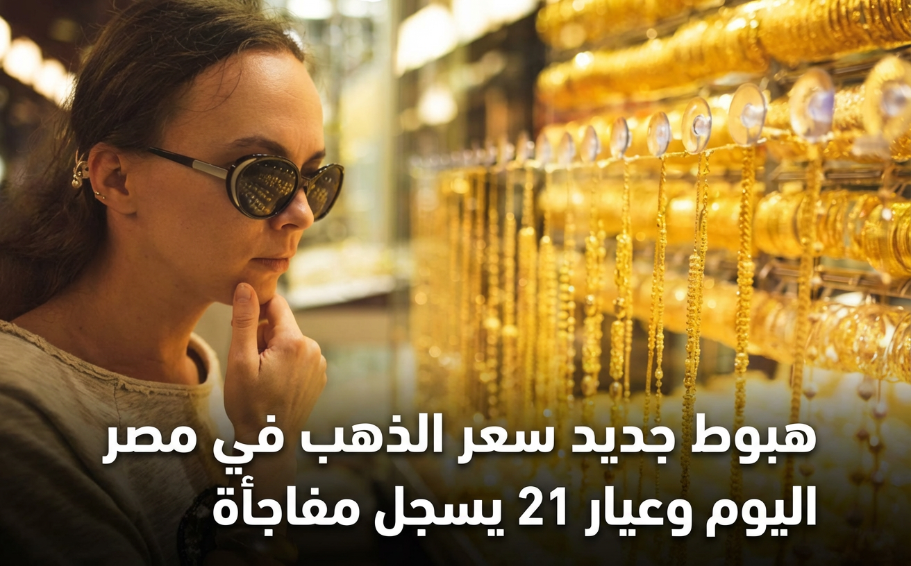هبوط جديد سعر الذهب في مصر اليوم وعيار 21 يسجل مفاجأة