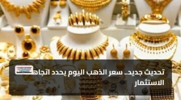 تحديث جديد.. سعر الذهب اليوم يحدد اتجاهات الاستثمار 12