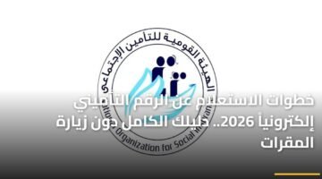 خطوات الاستعلام عن الرقم التأميني إلكترونياً 2026.. دليلك الكامل دون زيارة المقرات 10