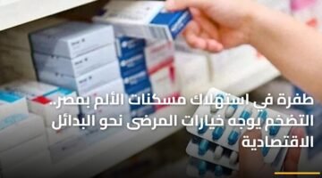 طفرة في استهلاك مسكنات الألم بمصر.. التضخم يوجه خيارات المرضى نحو البدائل الاقتصادية 65